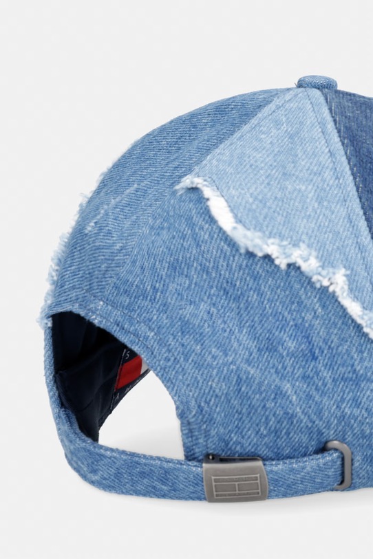 Akcesoria Tommy Jeans czapka bejsbolowa męska bawełniana AM0AM14195 niebieski