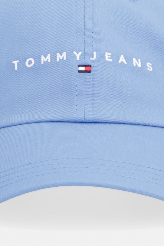 Tommy Jeans czapka z daszkiem męska bawełniana AM0AM14198 niebieski SS26