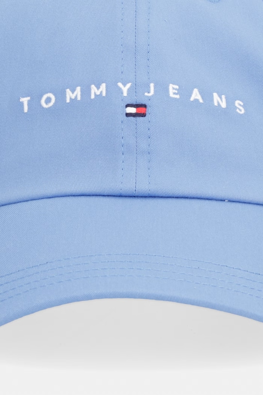 Tommy Jeans Καπέλο με γείσο ανδρικό βαμβακερό AM0AM14198 μπλε SS26