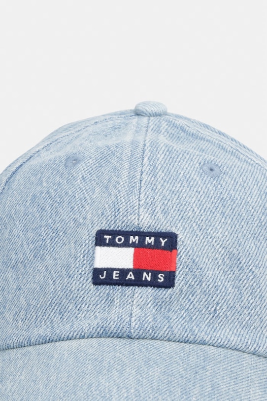 Tommy Jeans czapka z daszkiem męska bawełniana AM0AM14204 niebieski SS26