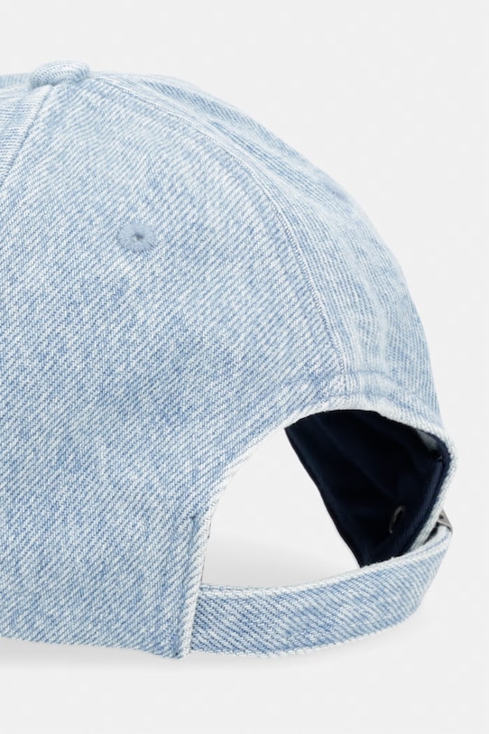 Akcesoria Tommy Jeans czapka z daszkiem męska bawełniana AM0AM14204 niebieski