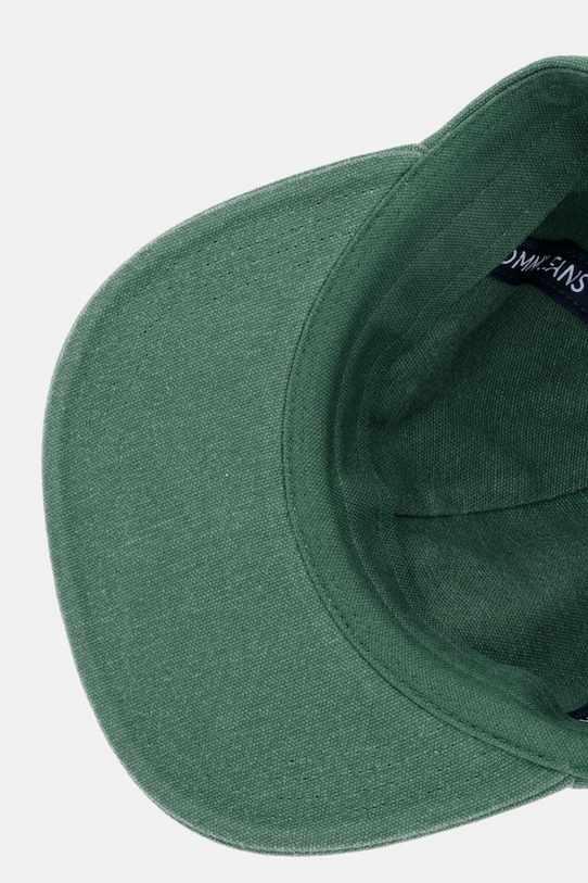 Tommy Jeans siltes sapka férfi pamut zöld AM0AM14207