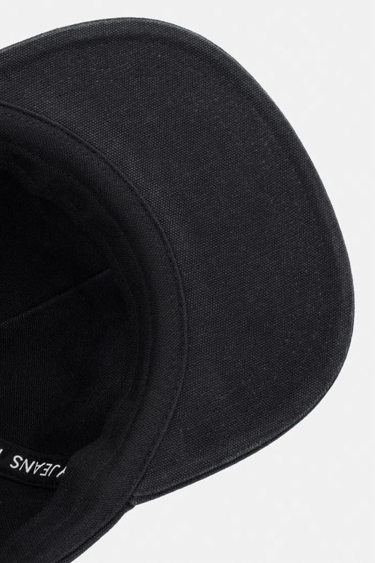 Tommy Jeans czapka z daszkiem męska bawełniana czarny AM0AM14207