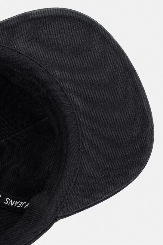 Tommy Jeans czapka z daszkiem męska bawełniana czarny AM0AM14207