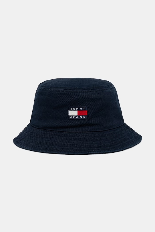 Tommy Jeans Καπέλο bucket ανδρικό βαμβακερό σκούρο μπλε AM0AM14267