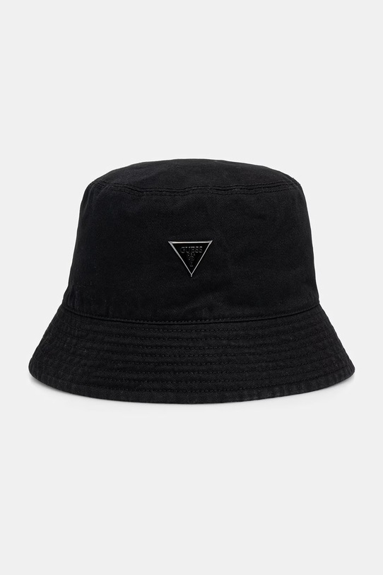 Guess bucket klobuk moški bombažni črna AM9608.POL01