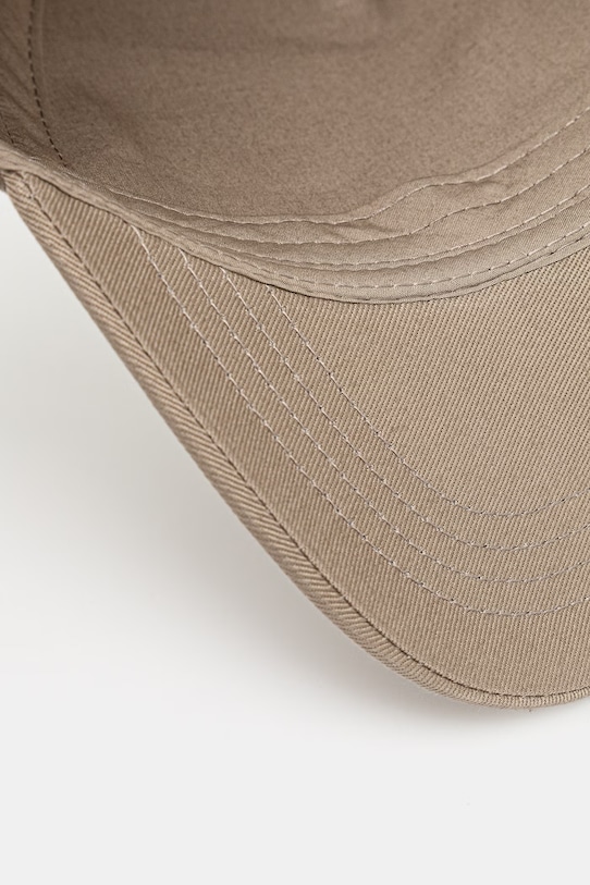 BOSS Green czapka z daszkiem męska bawełniana Golf beżowy 50560379