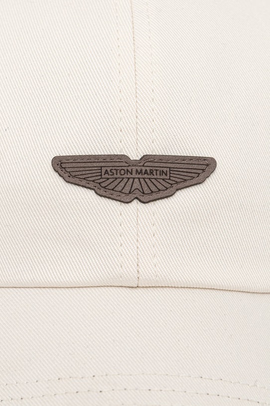 BOSS czapka z daszkiem męska bawełniana BOSS X ASTON MARTIN 50564961 beżowy SS26