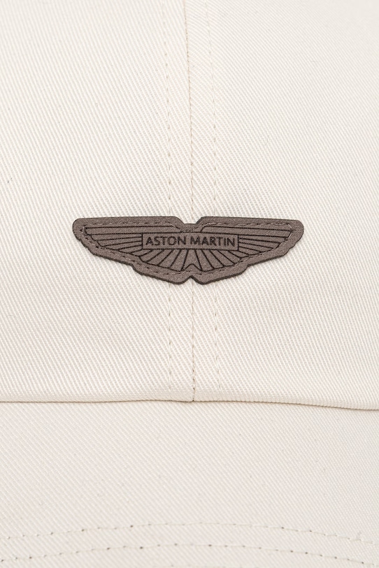 BOSS czapka z daszkiem męska bawełniana BOSS X ASTON MARTIN 50564961 beżowy SS26