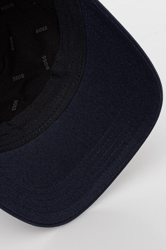 BOSS czapka z daszkiem bawełniana Boss granatowy 50556418