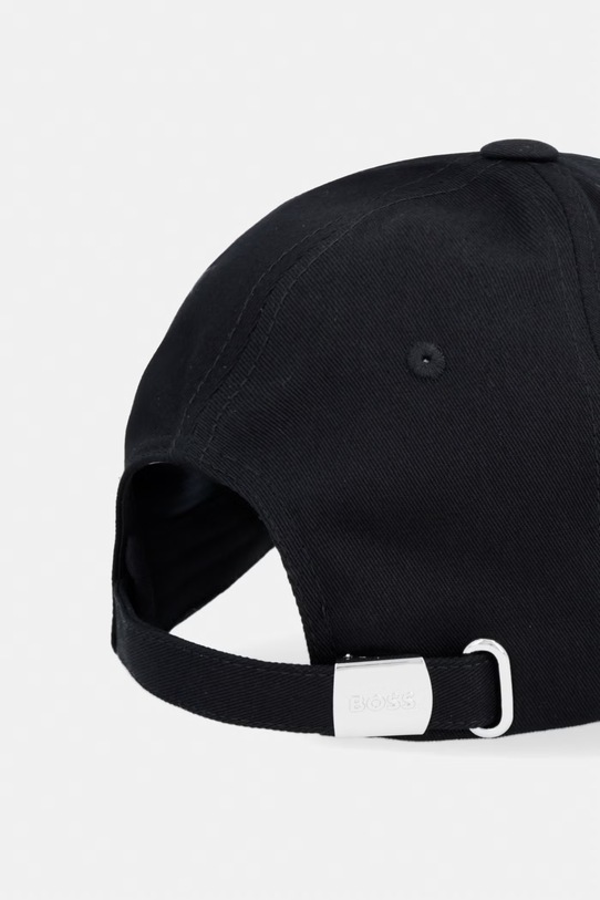 Akcesoria BOSS czapka z daszkiem bawełniana Boss 50556418 czarny