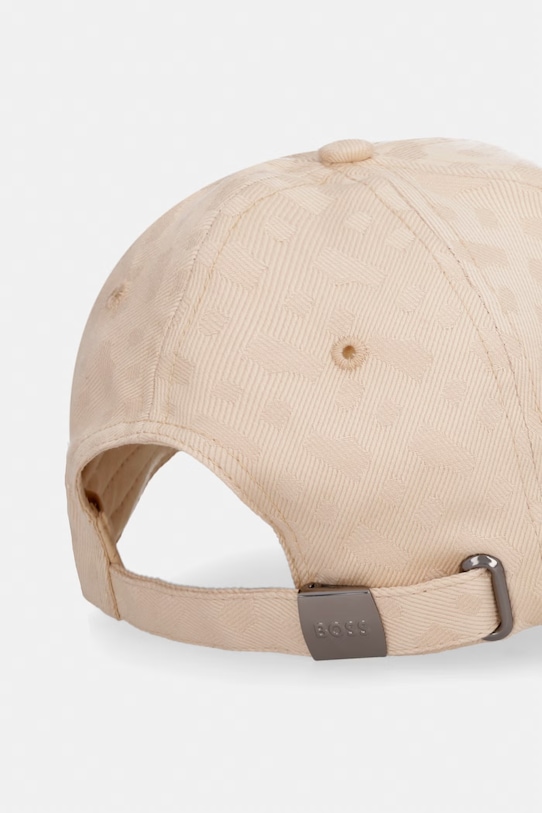 Dodatki BOSS baseball kapa moška bombažna 50560339 bež