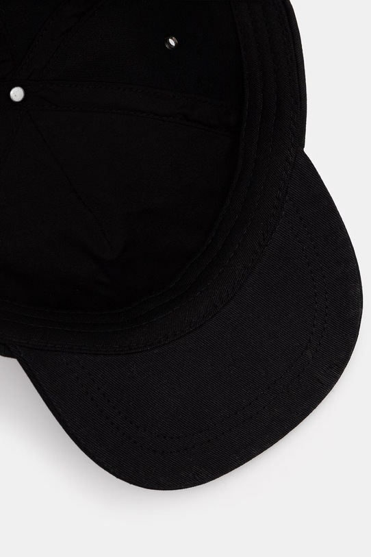 Paul Smith PS HAPPY czapka z daszkiem bawełniana męska czarny M1A.987DT.U945
