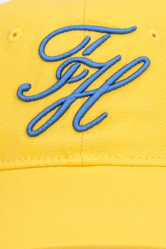 Tommy Hilfiger kapa s šiltom moška bombažna SUMMER AM0AM14120 rumena SS26