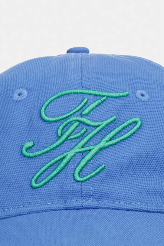 Tommy Hilfiger kapa s šiltom moška bombažna SUMMER AM0AM14120 modra SS26