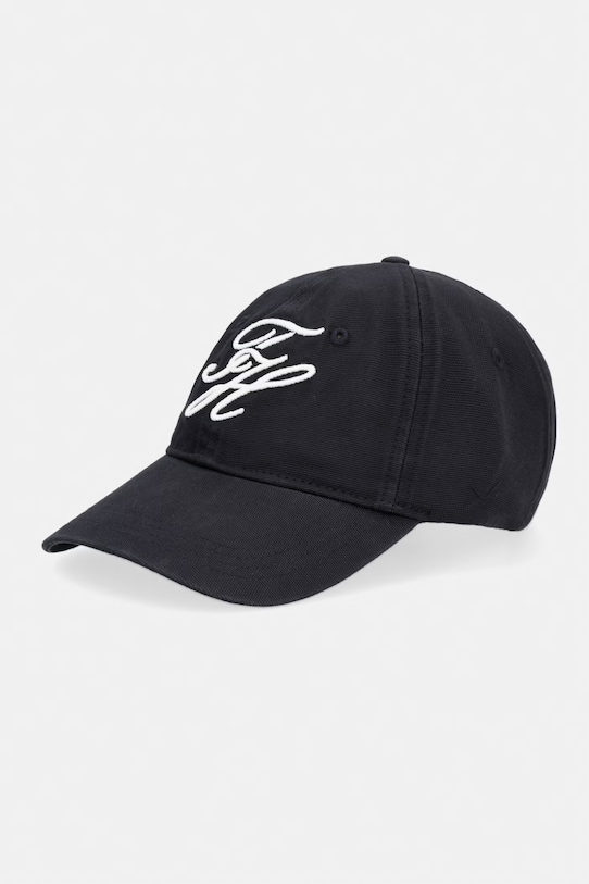 Tommy Hilfiger kapa s šiltom moška bombažna SUMMER črna AM0AM14120