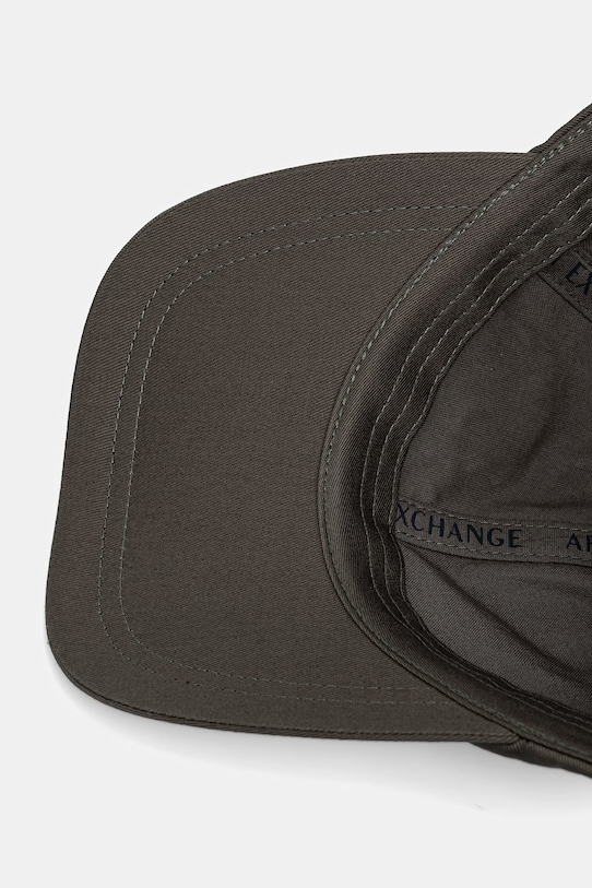 Armani Exchange бейсболка чоловіча бавовняна зелений XM002538.AF15502