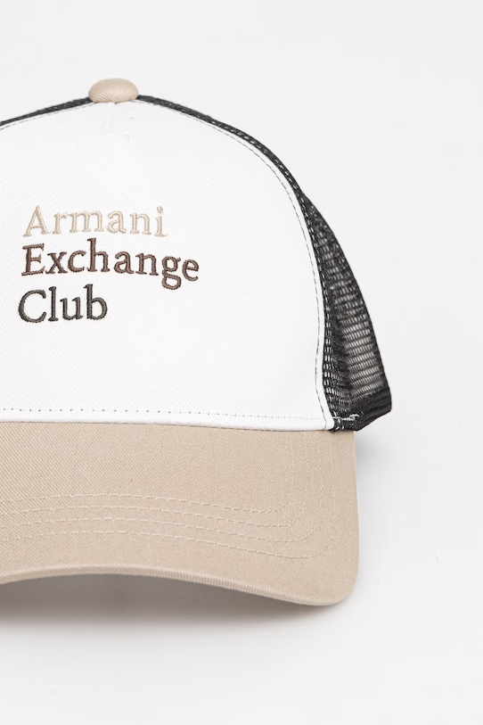 Armani Exchange trucker kapa za muškarce XM002548.AF15502 bijela SS26