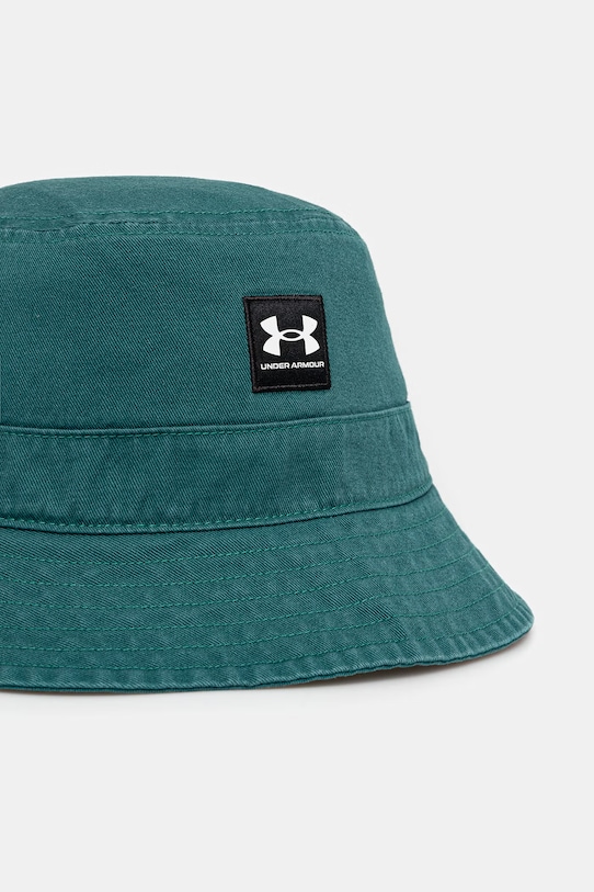 Under Armour bucket hat pentru bărbați, din bumbac ESSENTIAL BUCKET 1376704 turcoaz SS26