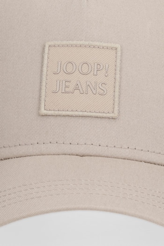 Joop! czapka z daszkiem męska bawełniana 30102281 beżowy SS26