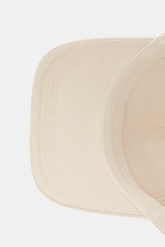 HUGO Καπέλο με γείσο ανδρικό βαμβακερό Jude-SL μπεζ 50560442