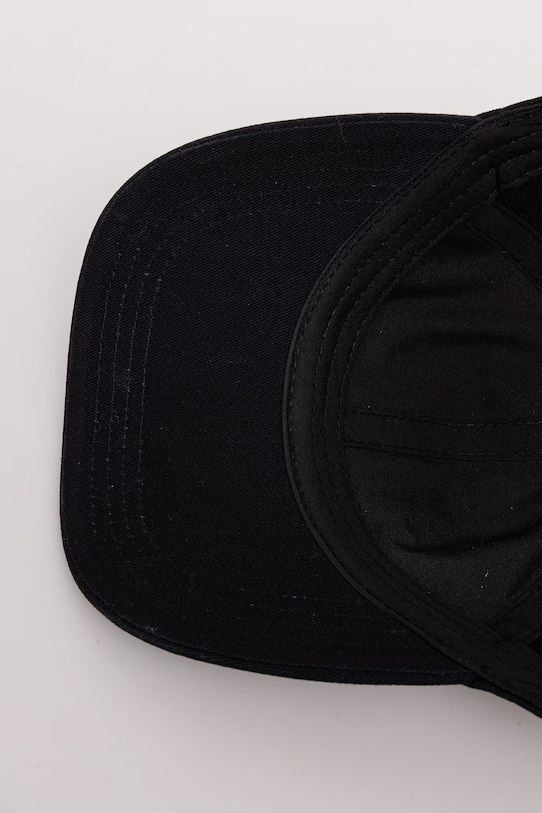 HUGO шапка с козирка мъжка от памук Mett-Biker черен 50560453