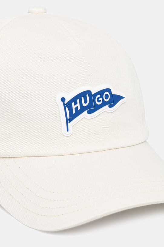 HUGO Blue șapcă pentru bărbați, din bumbac Jinko-Flag 50562321 bej SS26