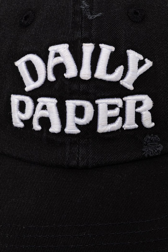 Daily Paper czapka z daszkiem bawełniana stack arch 2610057 czarny SS26
