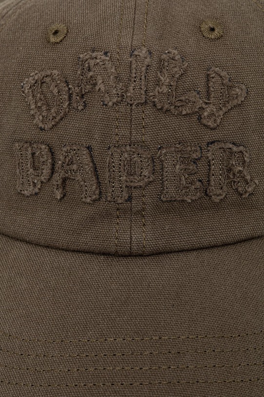 Daily Paper czapka z daszkiem bawełniana dias stacked 2610058 zielony SS26