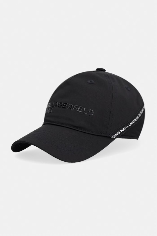 Karl Lagerfeld Jeans czapka z daszkiem męska czarny A2M33028