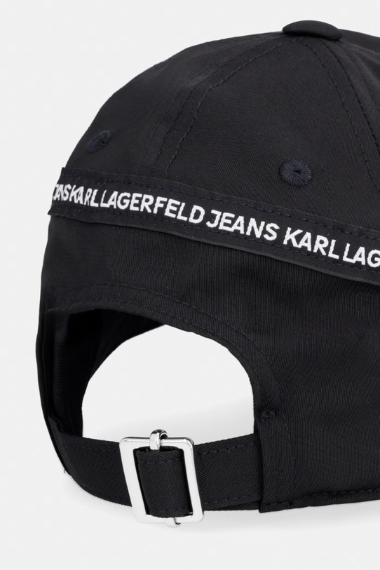 Akcesoria Karl Lagerfeld Jeans czapka z daszkiem męska A2M33028 czarny