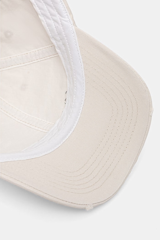 Karl Lagerfeld Jeans czapka z daszkiem męska bawełniana beżowy B2M33012