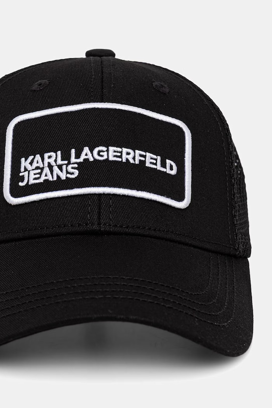Karl Lagerfeld Jeans čiapka so šiltom pánska B2M33060 čierna SS26