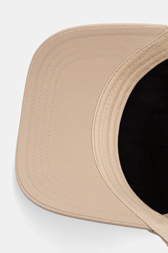 Von Dutch czapka z daszkiem męska bawełniana beżowy VD.1.CB.EMB