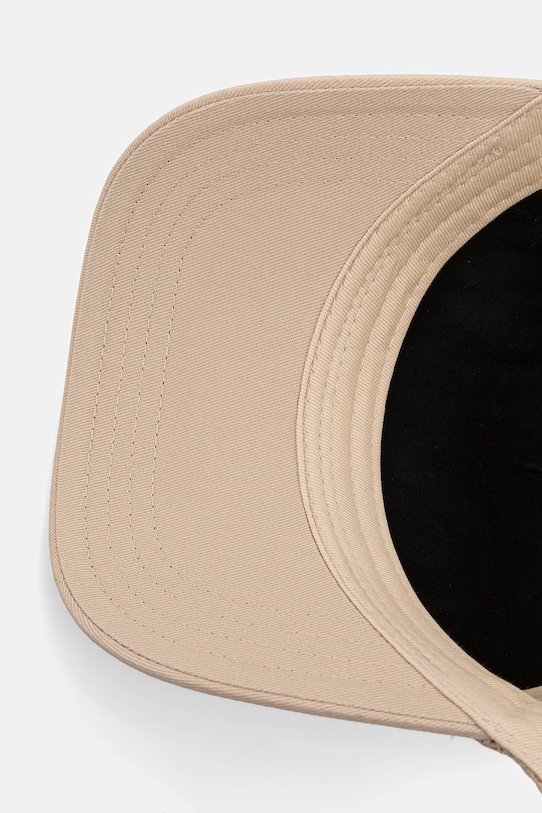 Von Dutch czapka z daszkiem męska bawełniana beżowy VD.1.CB.EMB