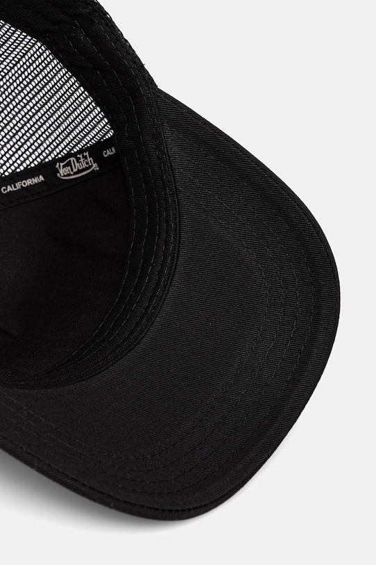 Von Dutch berretto da uomo in cotone nero VD.1.CB.EMB