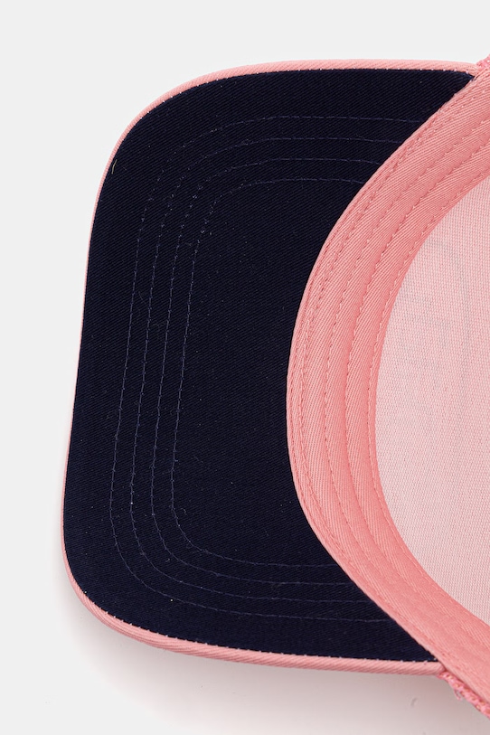 Von Dutch czapka z daszkiem męska bawełniana różowy VD.1.CB.LOG