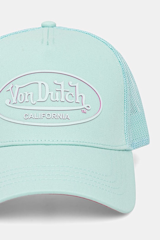 Von Dutch czapka z daszkiem męska bawełniana VD.1.CB.LOG zielony SS26