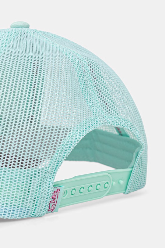 Akcesoria Von Dutch czapka z daszkiem męska bawełniana VD.1.CB.LOG zielony