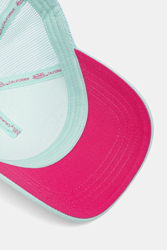 Von Dutch czapka z daszkiem męska bawełniana zielony VD.1.CB.LOG