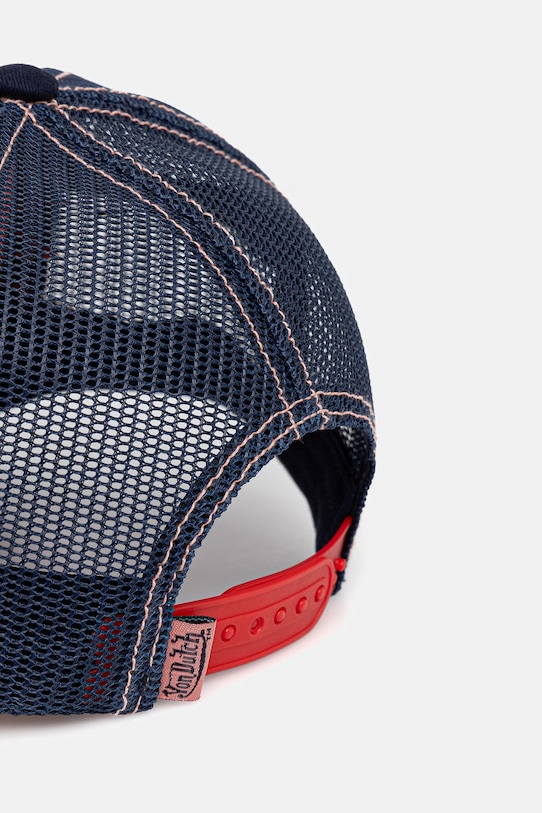 Doplnky Von Dutch šiltovka trucker pánska bavlnená VD.1.CT.USED tmavomodrá