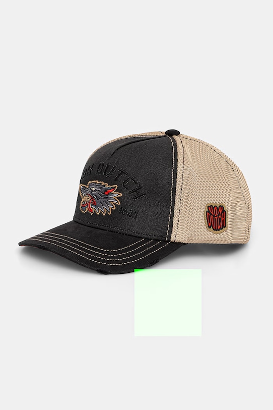 Von Dutch czapka z daszkiem męska czarny VD.1.PCB.WILD