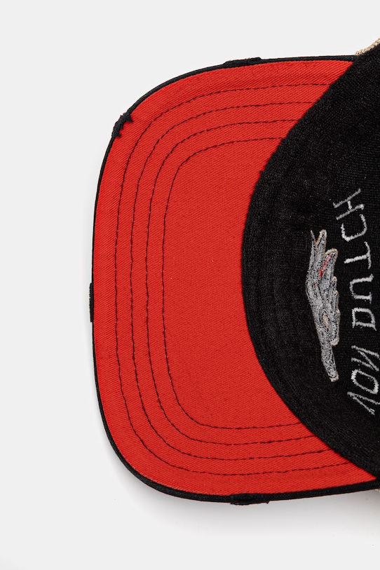 Von Dutch Čiapka so šiltom pánska čierna VD.1.PCB.WILD