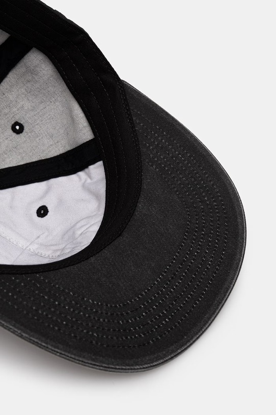 by Parra End czapka z daszkiem bawełniana męska czarny 55196