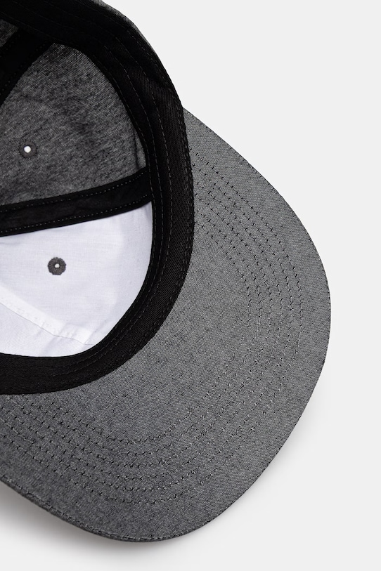 by Parra Signature czapka z daszkiem bawełniana męska czarny 55199