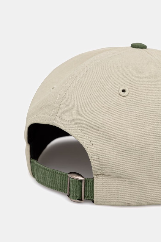 Akcesoria by Parra czapka z daszkiem bawełniana męska 55298 zielony