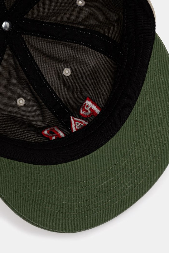 by Parra czapka z daszkiem bawełniana męska zielony 55298