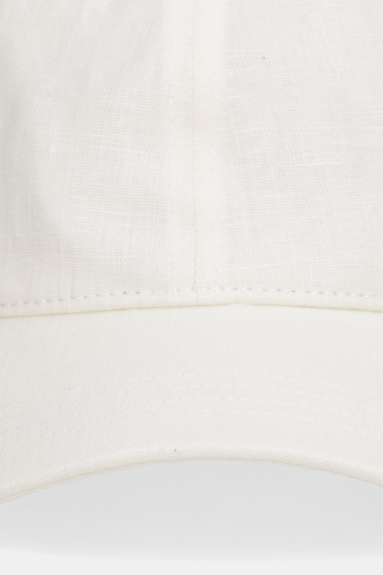 Gant czapka z daszkiem męska lniana 9901305 beżowy SS26