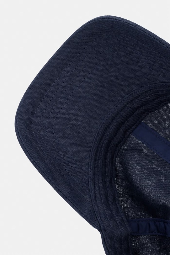 Gant czapka z daszkiem męska lniana granatowy 9901305