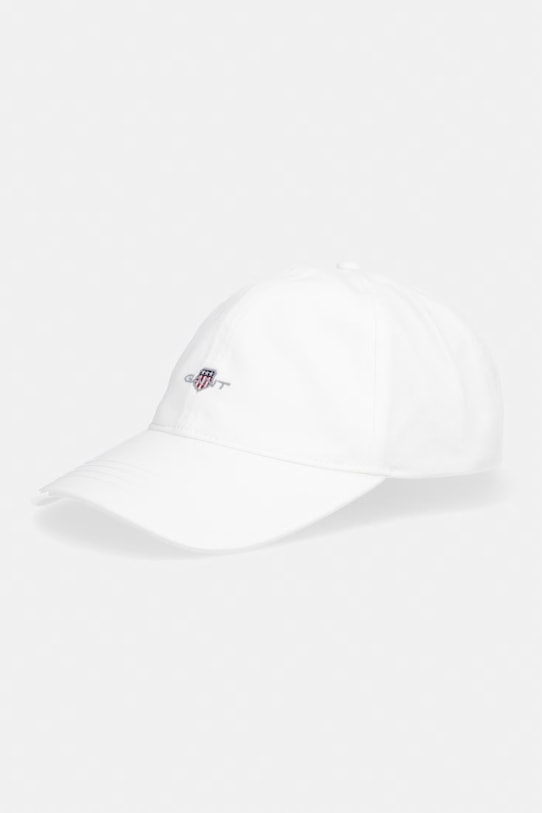 Gant czapka z daszkiem bawełniana bawełna biały 9901311